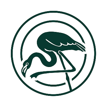 small flamingo icon